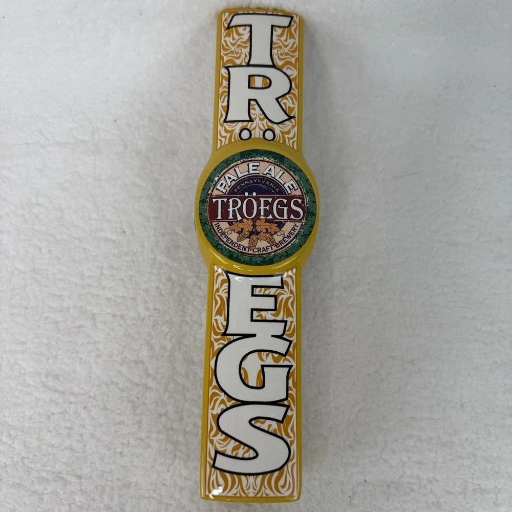 Troegs Pale Ale Ceramic Tap Handle Craft Beer Pennsylvania Man Cave Hershey PA